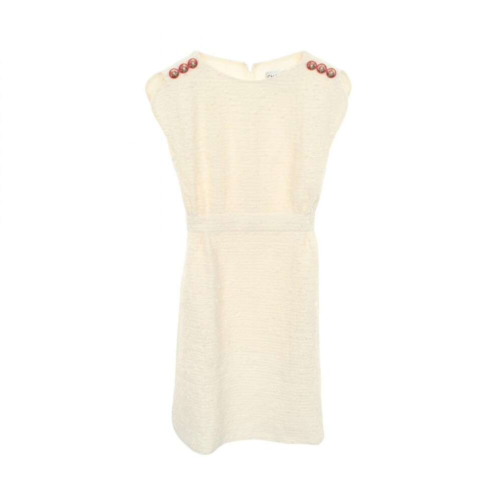Chanel Tweed Sleeveless Dress #34 Nylon #284616C12B